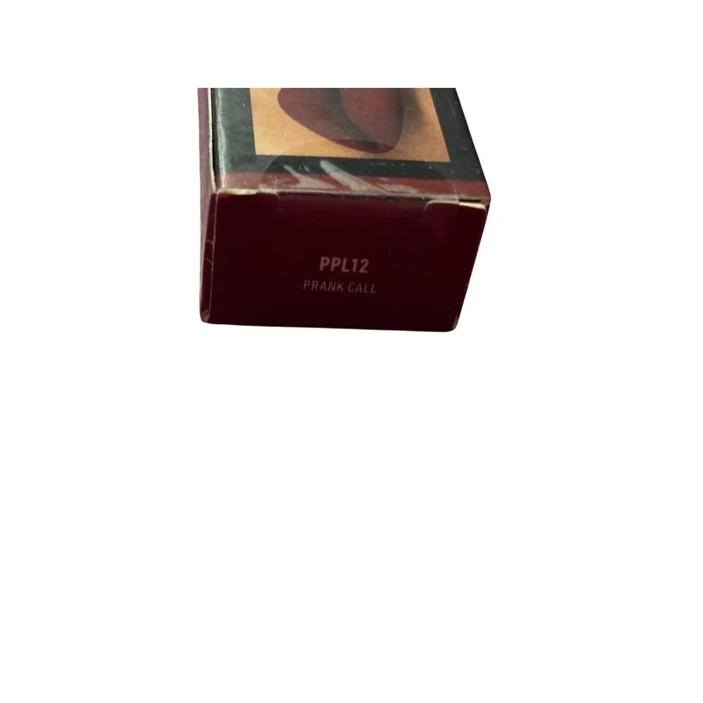 NYX Powder Puff Lippie PPL12 Prank Call 12mL Burgundy Matte Lip Cream Glam Retro